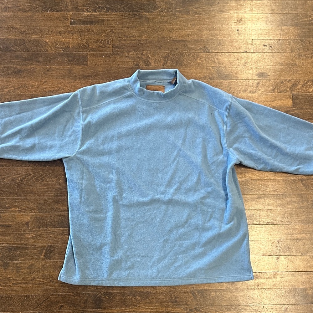 Blue Long Sleeve Pullover Sweater